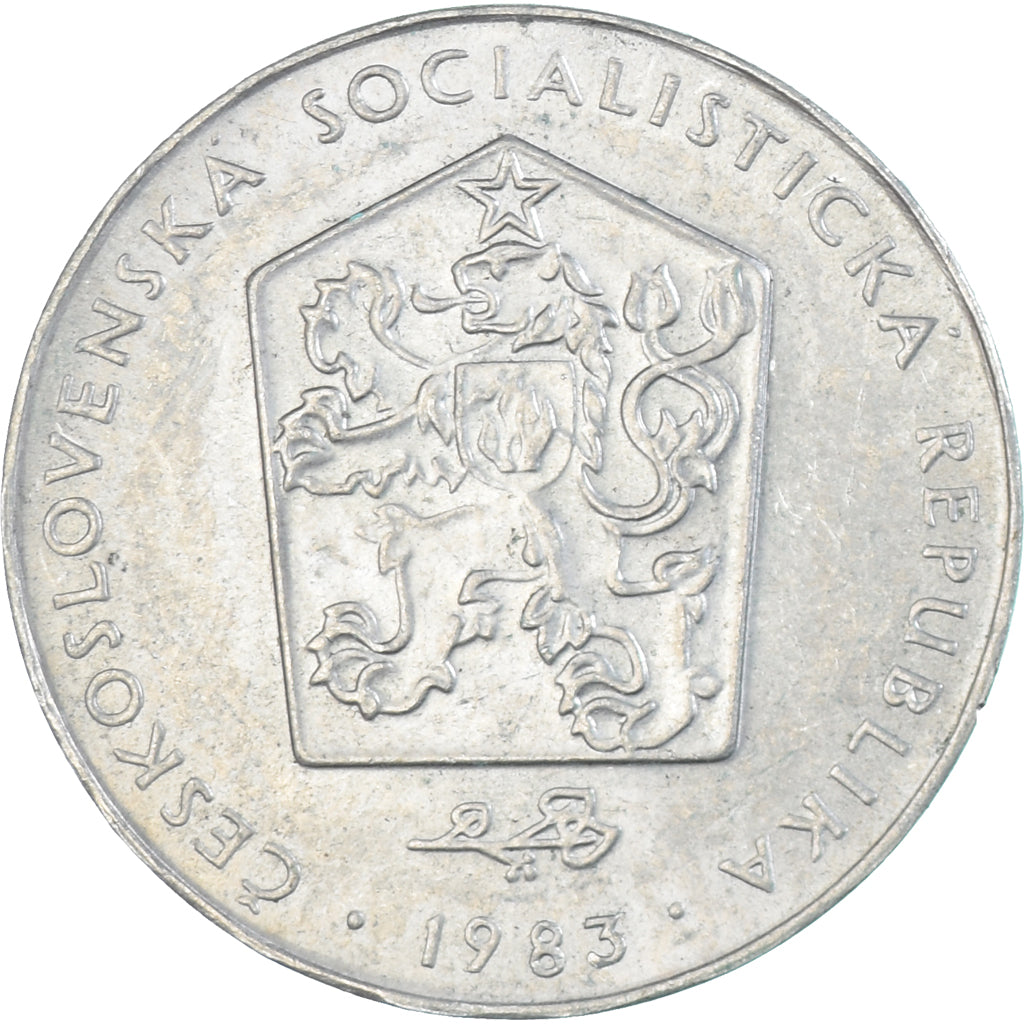 Moneta, Czechosłowacja, 2 Koruny, 1983