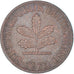 Moneda, Alemania, Pfennig, 1973