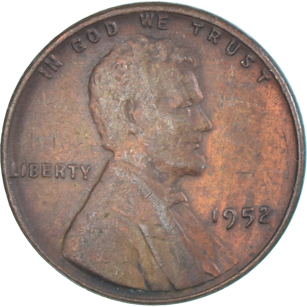 Moneta, Stati Uniti, Cent, 1952