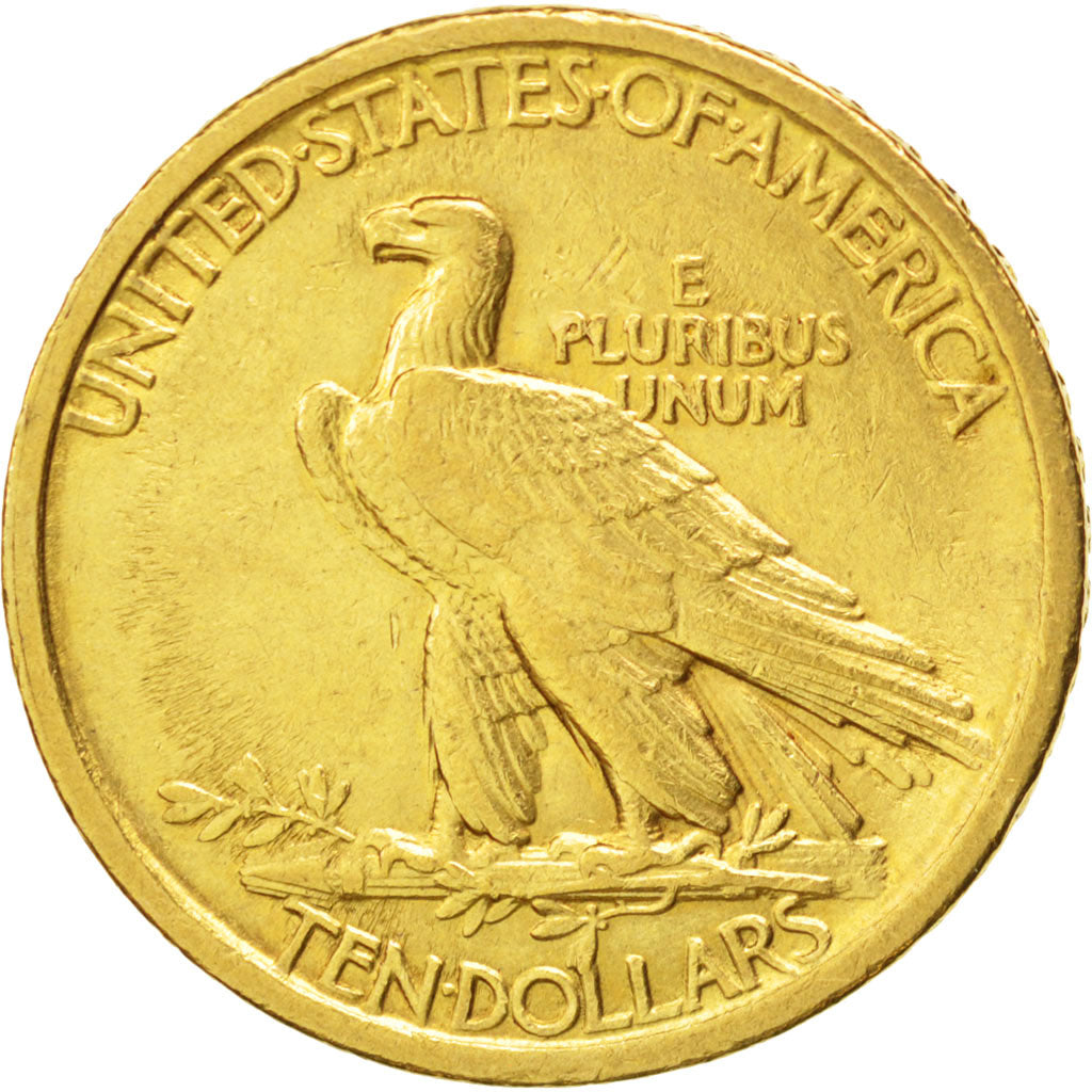 Etats-Unis, 10 Dollars Or tête d'Indien 1907 Philadelphie, KM 125