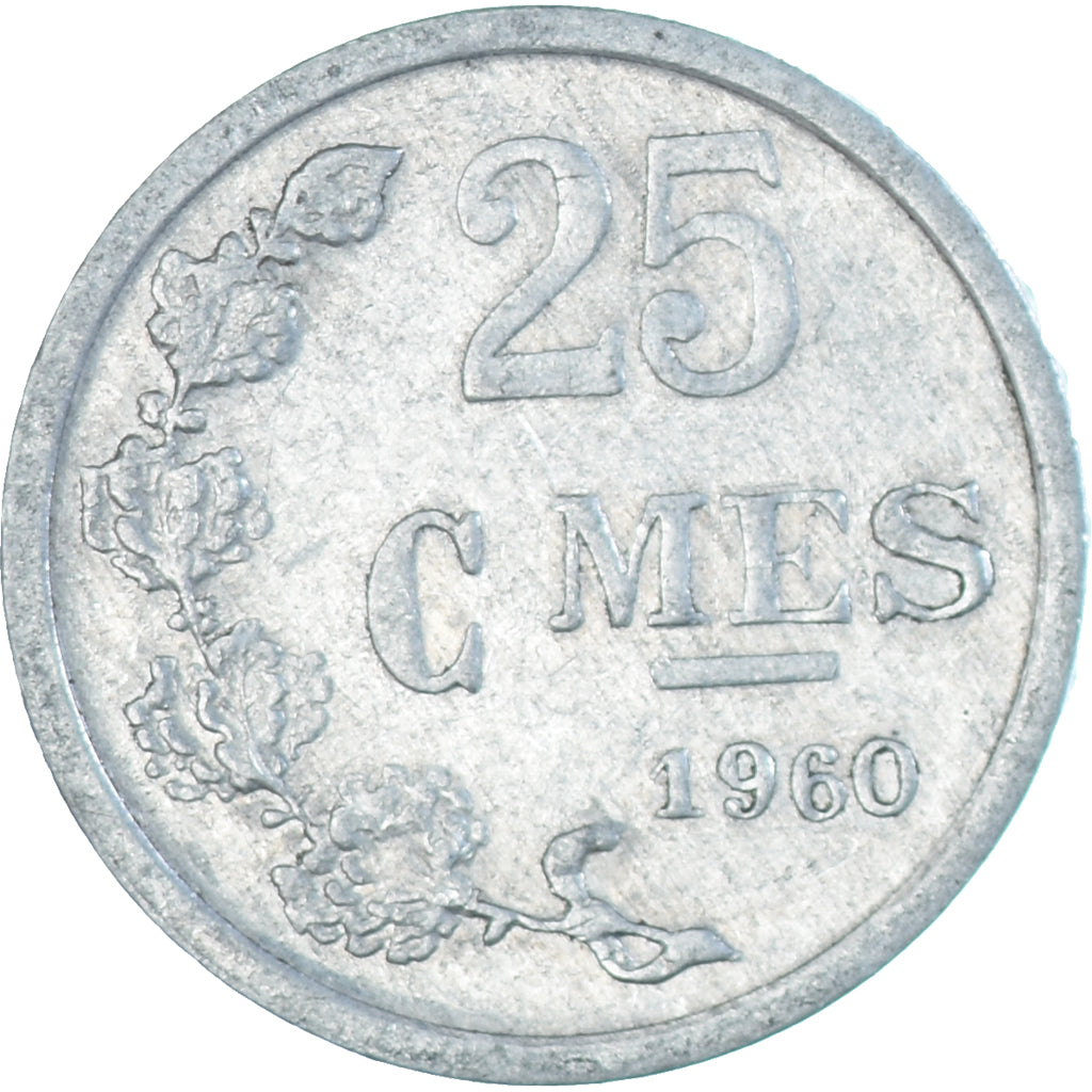 Münze, Luxemburg, 25 Centimes, 1960