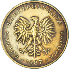 Munten, Polen, 5 Zlotych, 1987