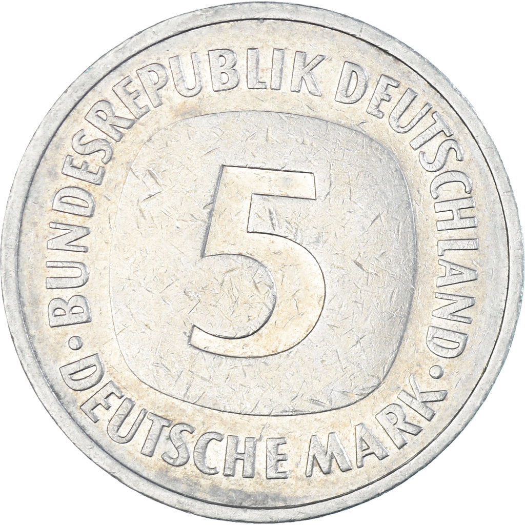 Moneda, Alemania, 5 Mark, 1981