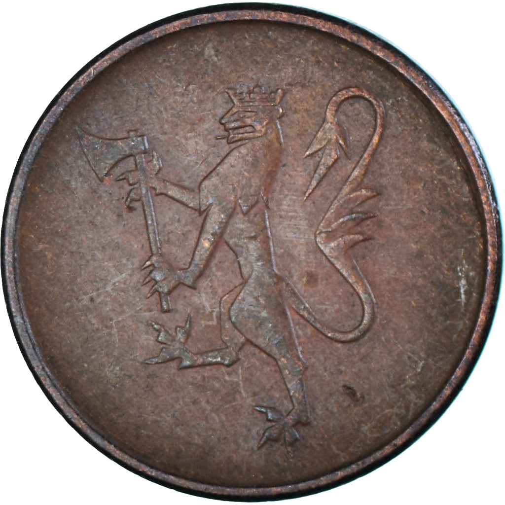 Moeda, Noruega, 5 Öre, 1977