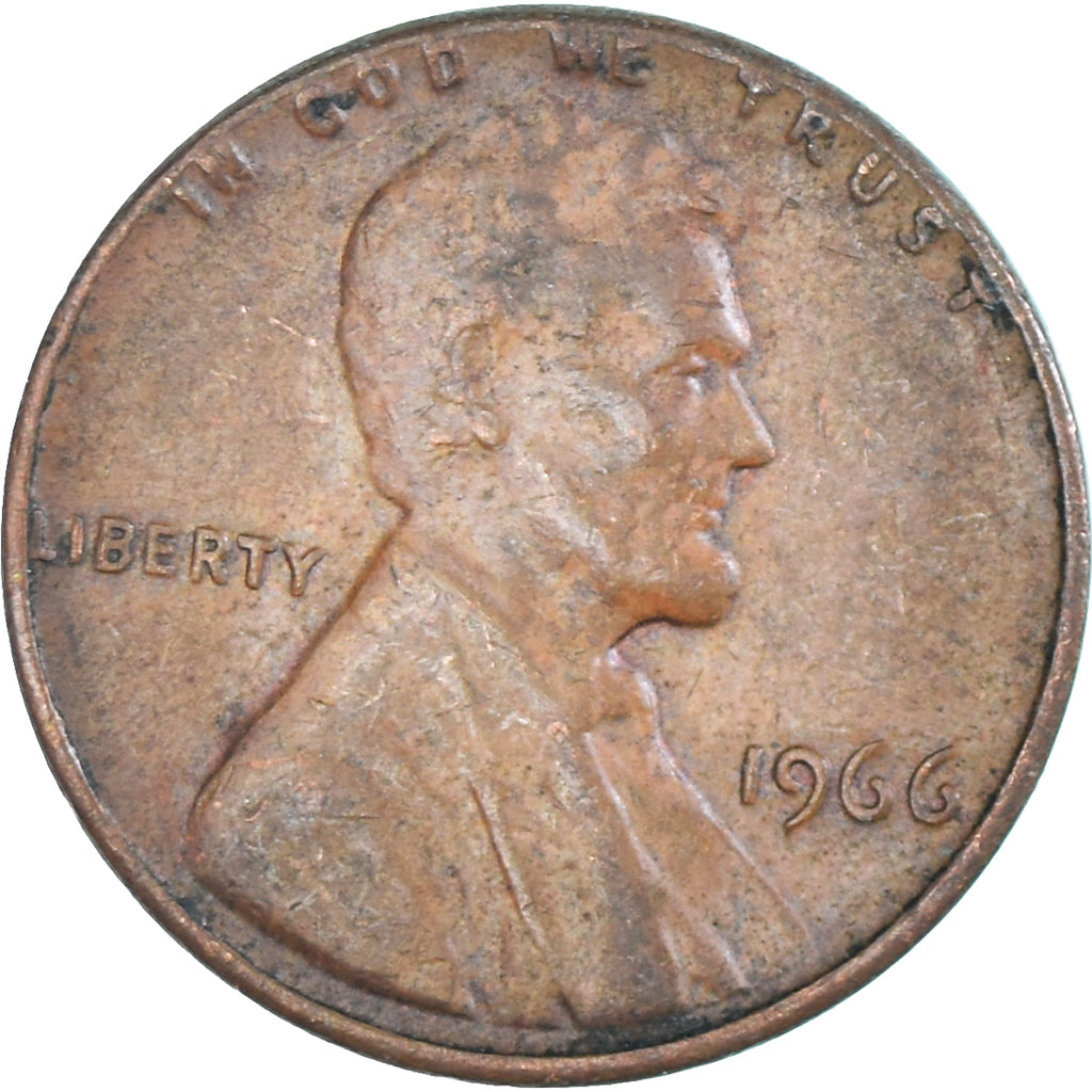 Moneta, Stati Uniti, Cent, 1966