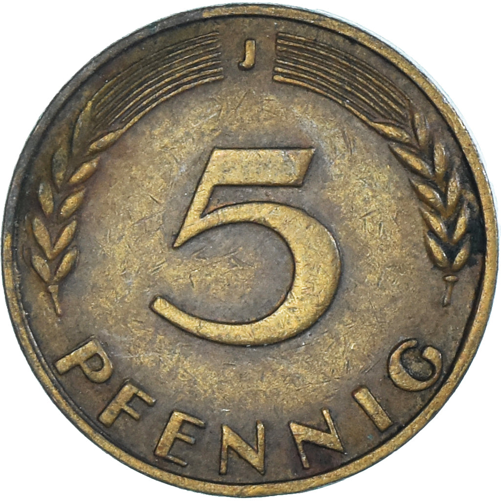 Coin, Germany, 5 Pfennig, 1967