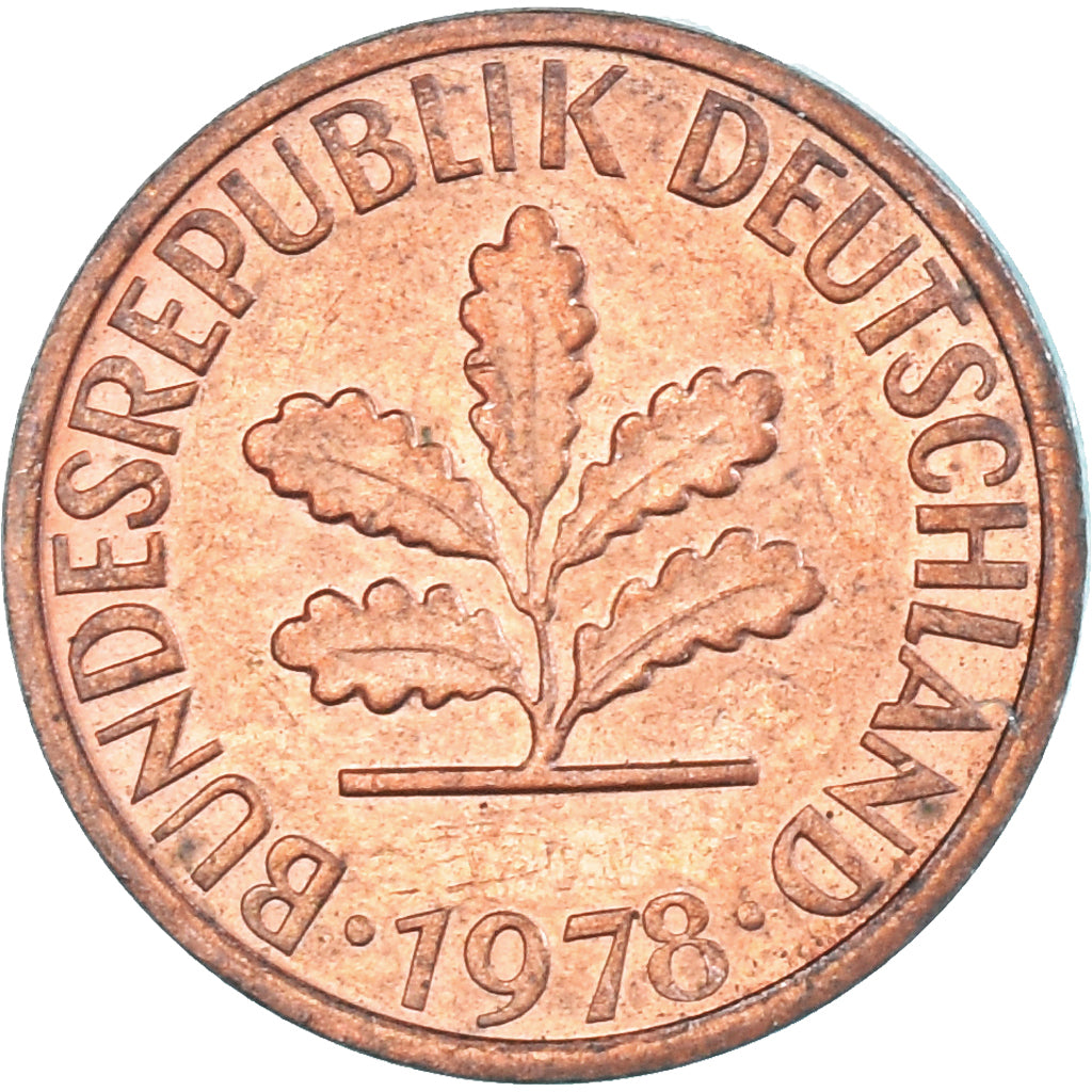 Munten, Duitsland, Pfennig, 1978