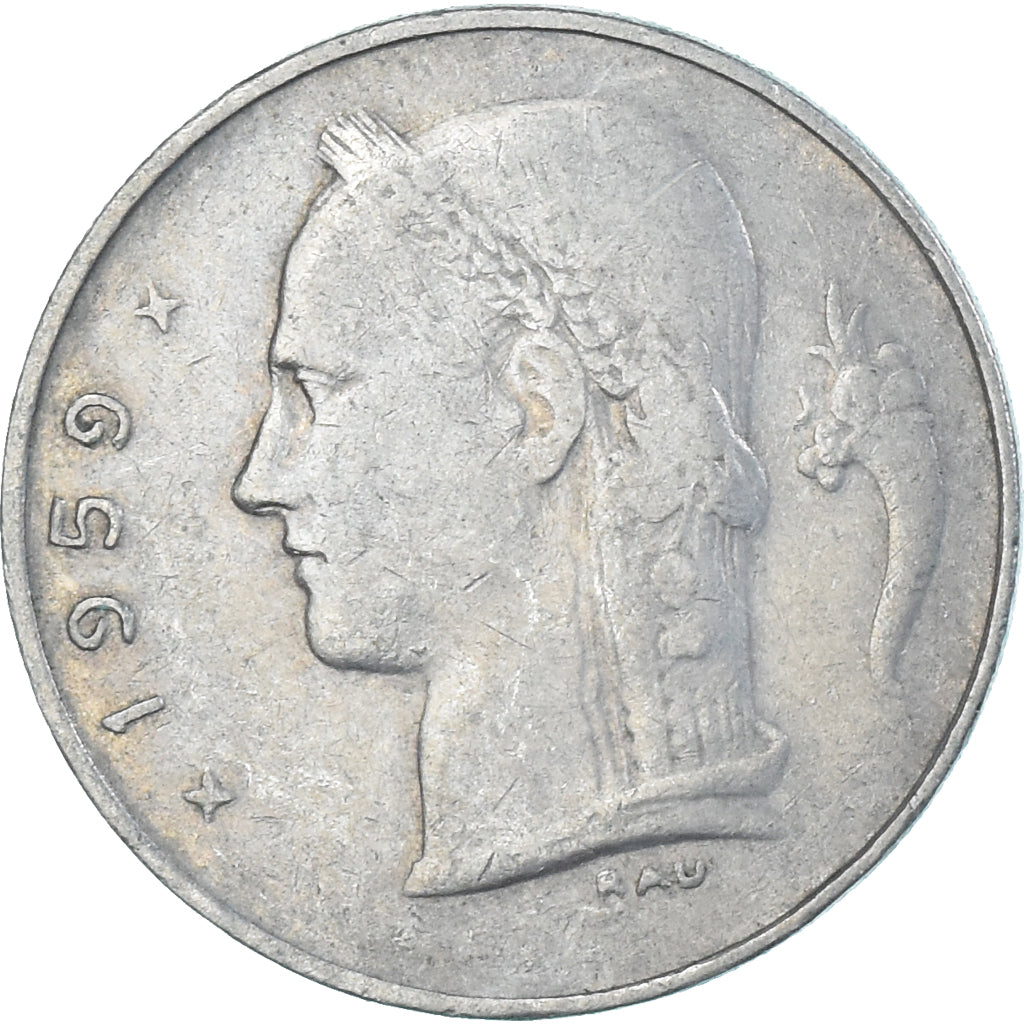 Munten, België, Franc, 1959