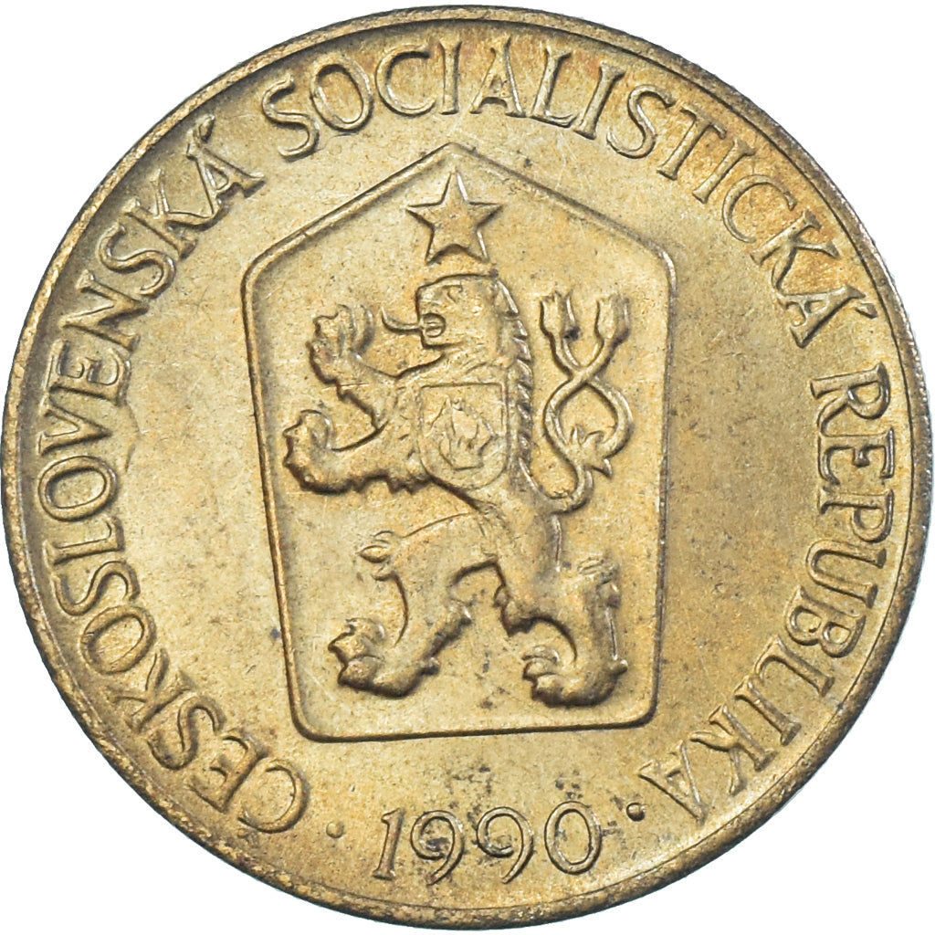 Monnaie, Tchécoslovaquie, Koruna, 1990