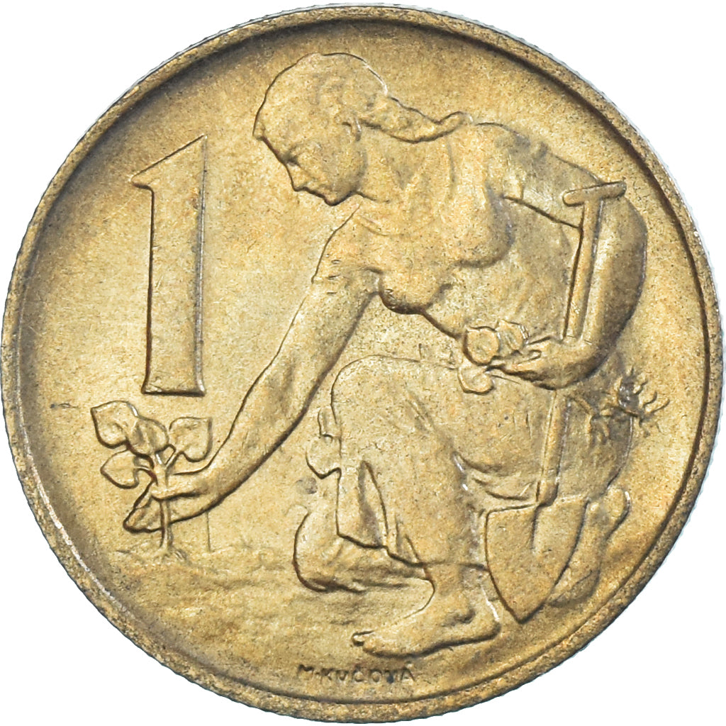 Monnaie, Tchécoslovaquie, Koruna, 1990