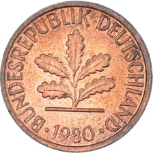 Coin, Germany, Pfennig, 1980