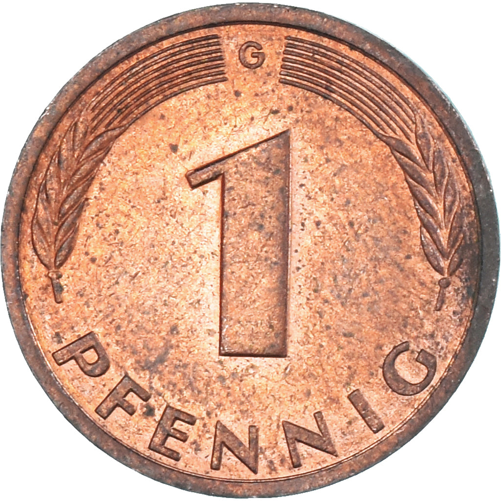 Coin, Germany, Pfennig, 1980