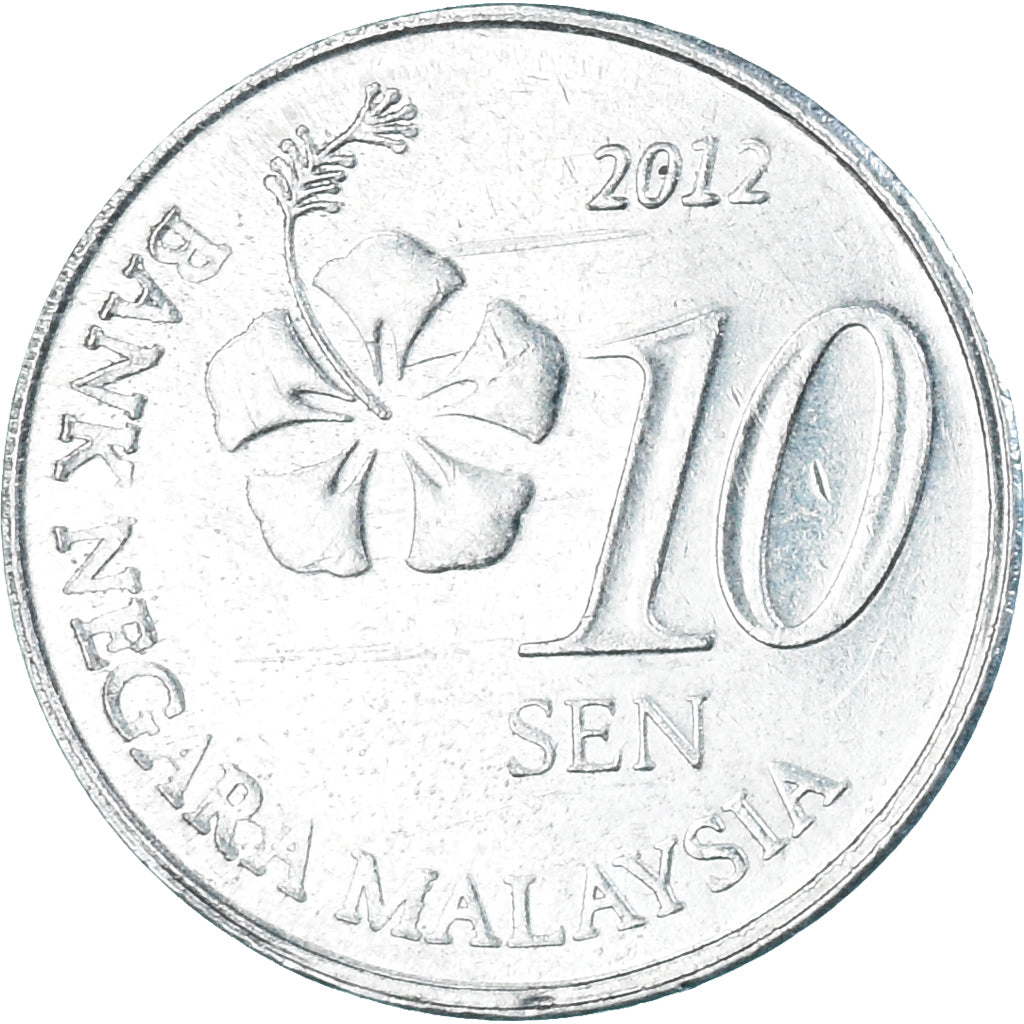 Moneda, Malasia, 10 Sen, 2012