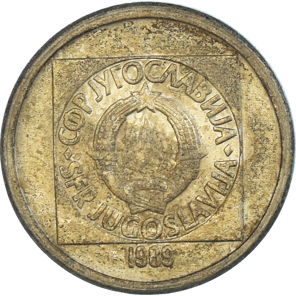 Coin, Yugoslavia, 10 Dinara, 1989
