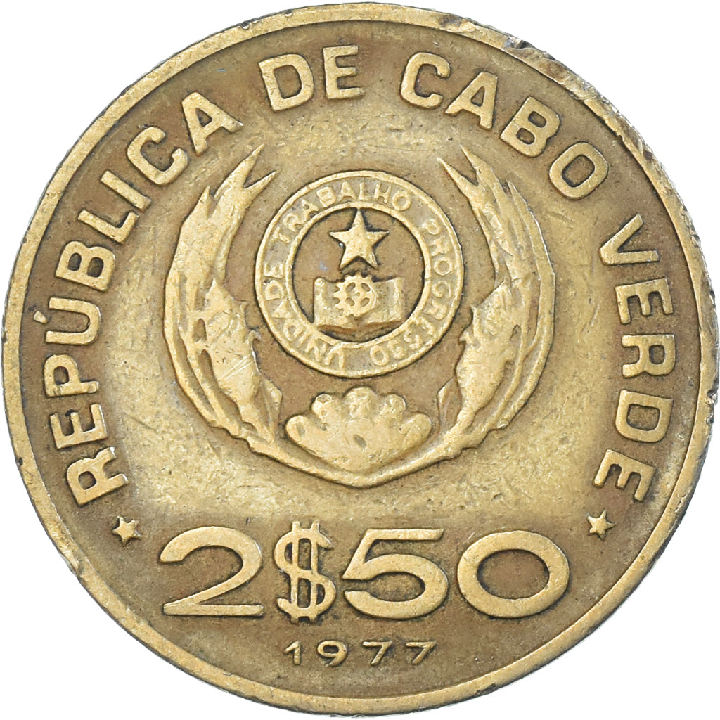 Moneta, Capo Verde, 2-1/2 Escudos, 1977