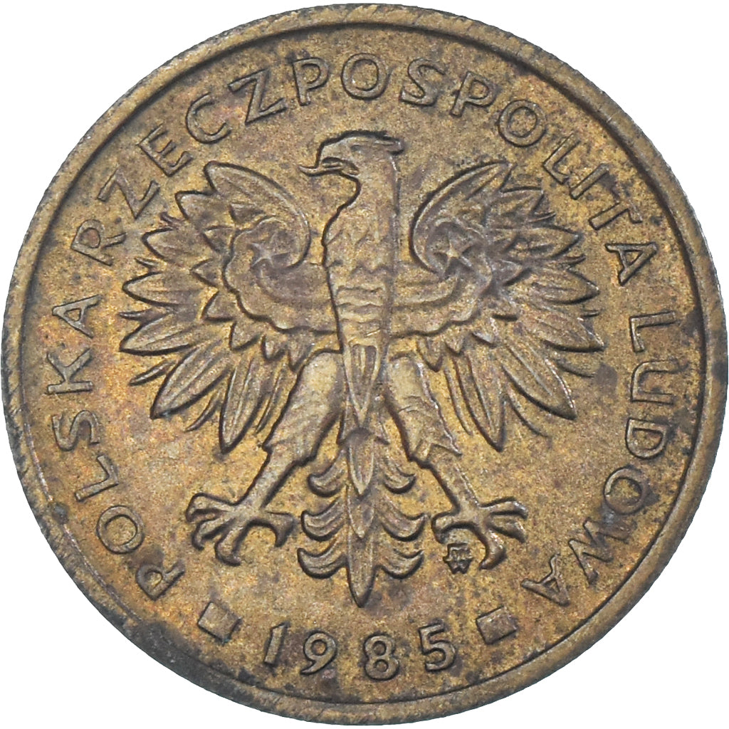 Moneta, Polonia, 2 Zlote, 1985