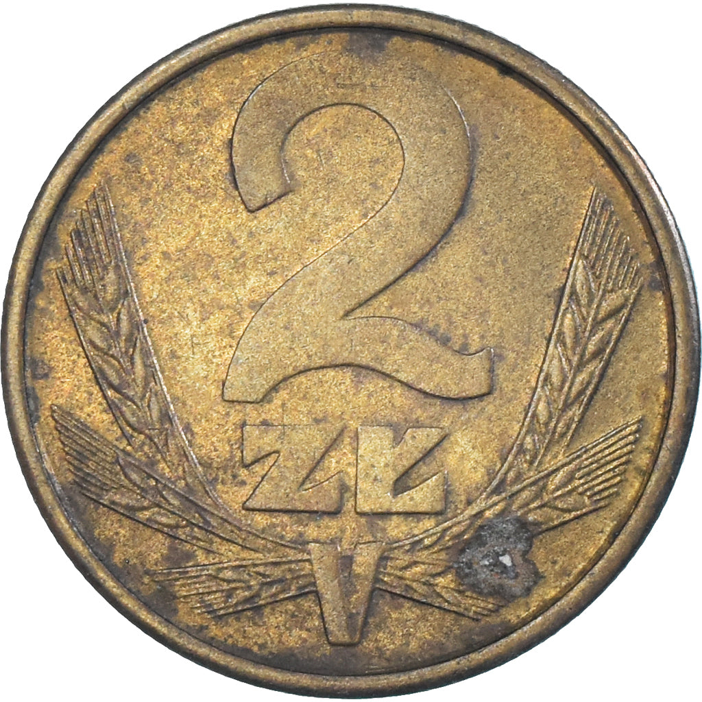 Moneta, Polonia, 2 Zlote, 1985