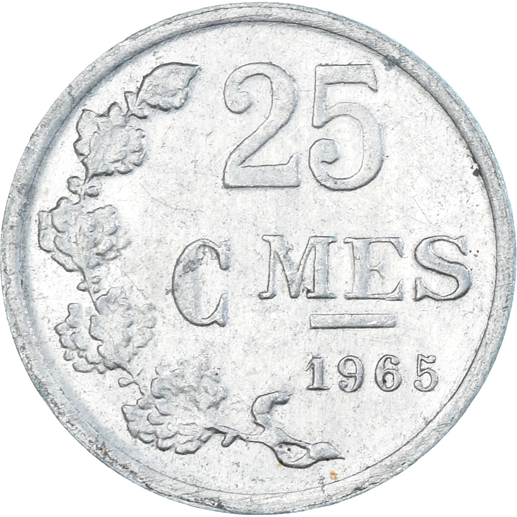 Coin, Luxembourg, 25 Centimes, 1965