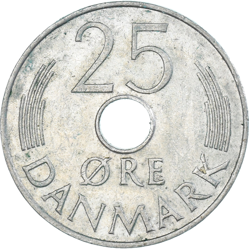 Moneta, Danimarca, 25 Öre, 1978