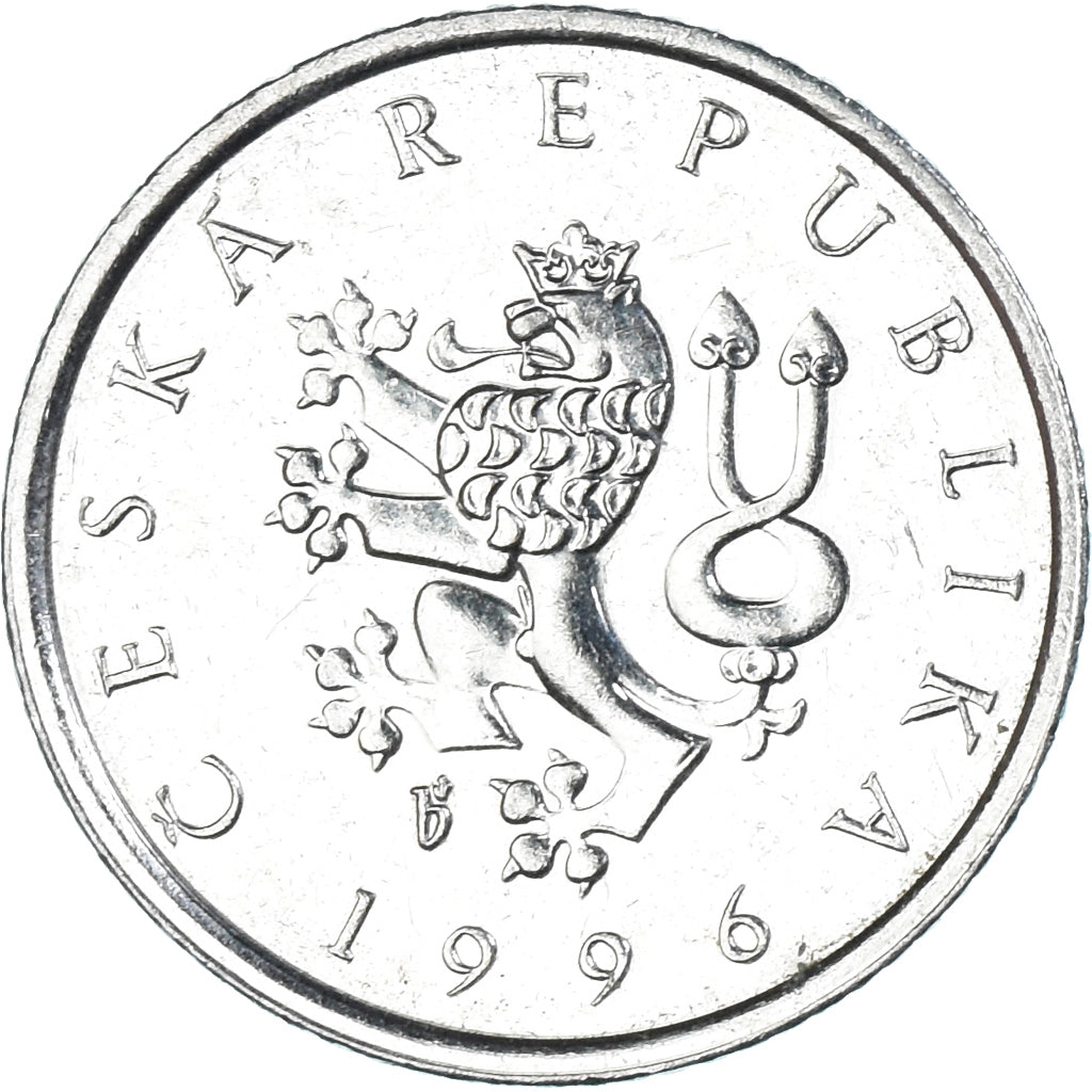 Coin, Czech Republic, Koruna, 1996