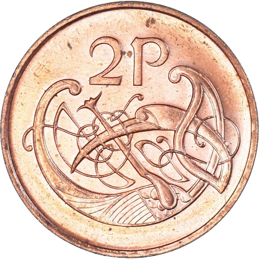 Moneta, Irlanda, 2 Pence, 1995