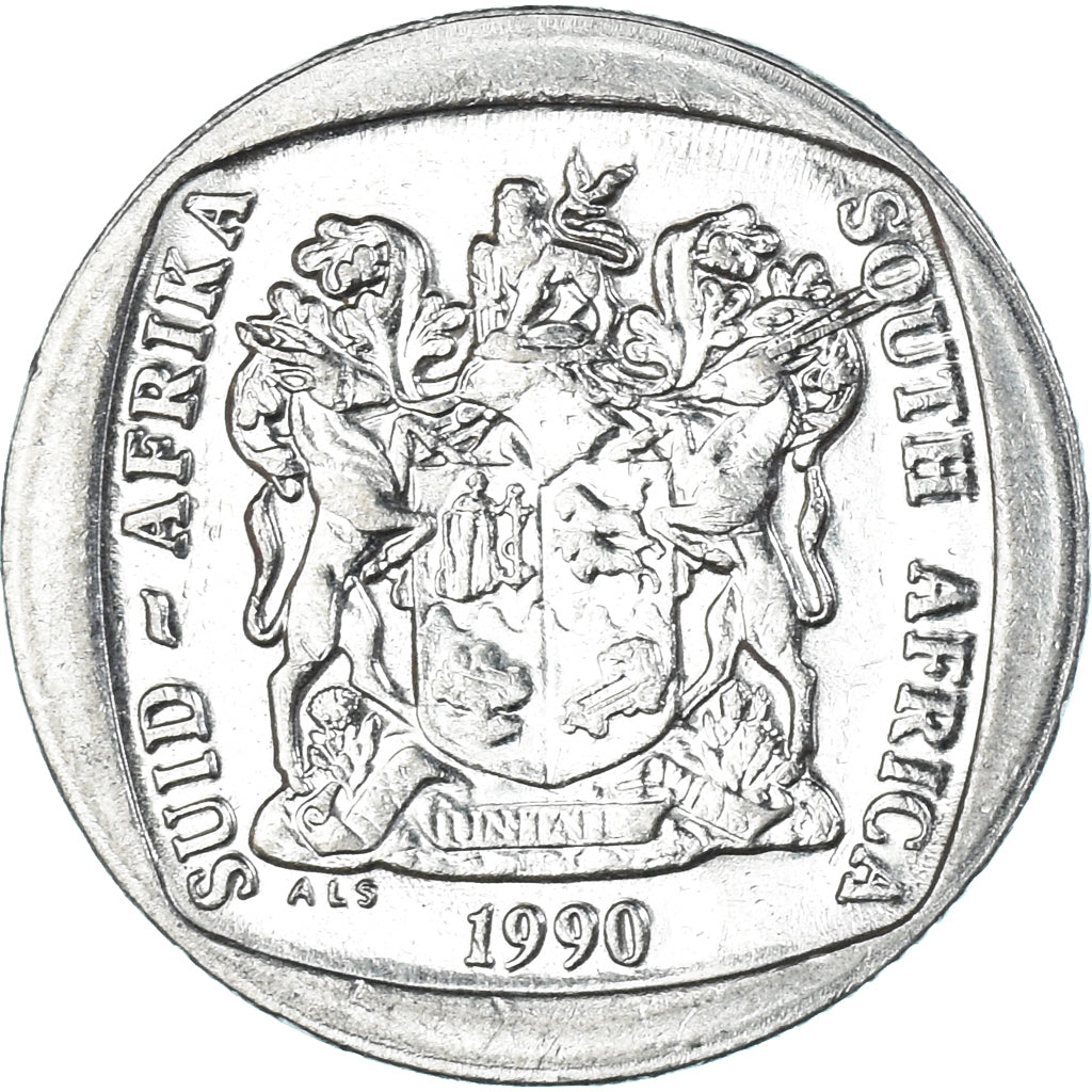 Coin, South Africa, 2 Rand, 1990