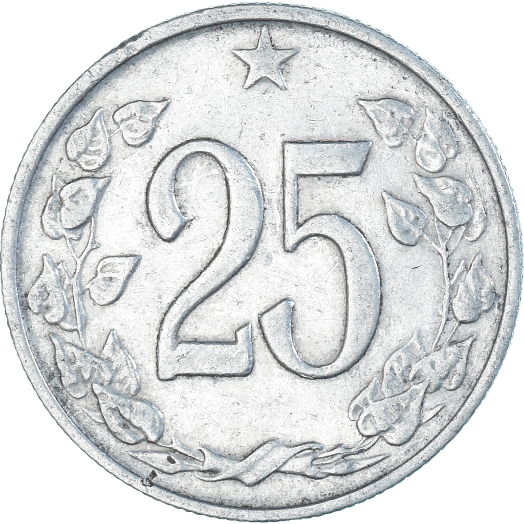 Coin, Czechoslovakia, 25 Haleru, 1962