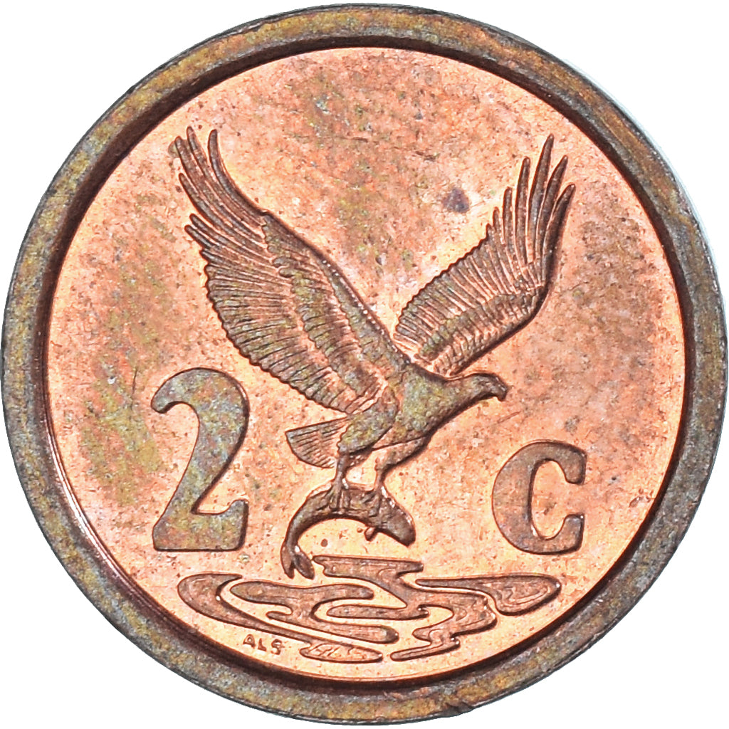 Moneta, Sudafrica, 2 Cents, 1996