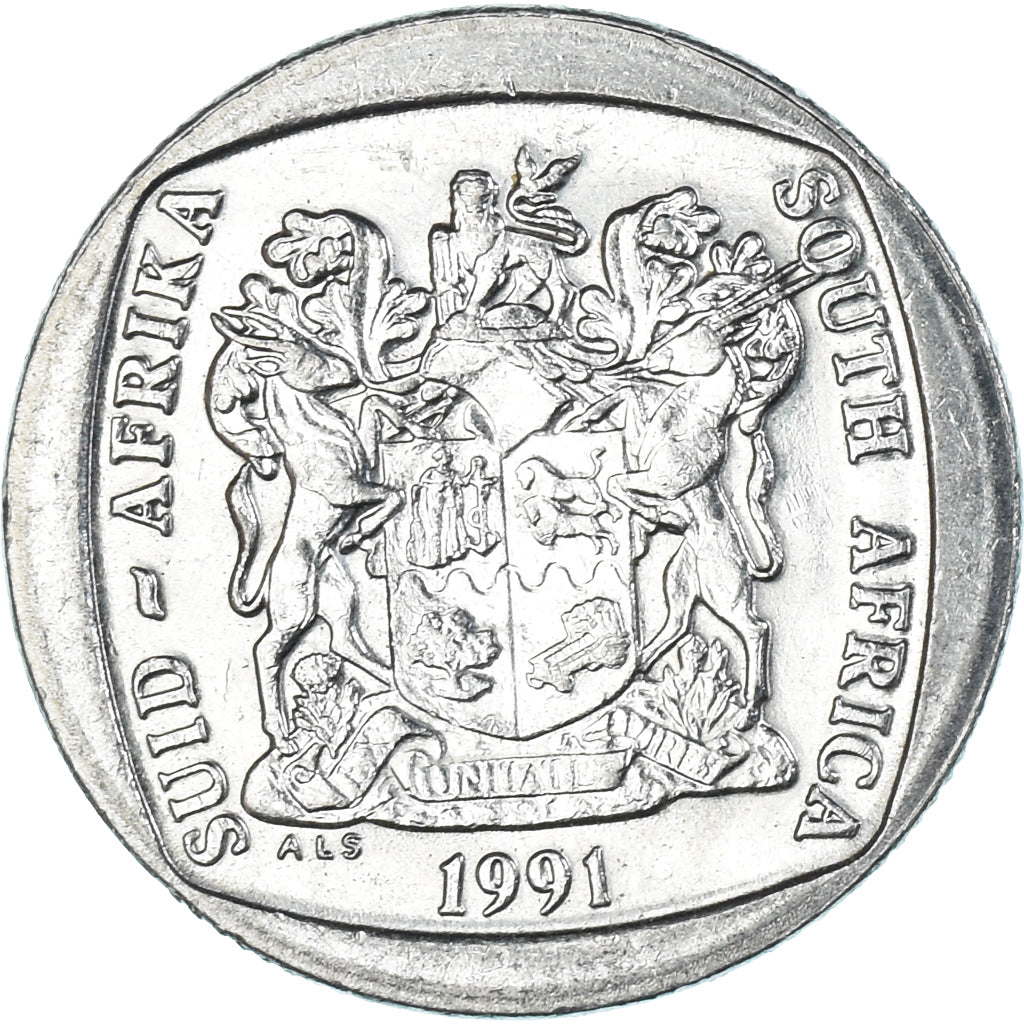 Coin, South Africa, 2 Rand, 1991