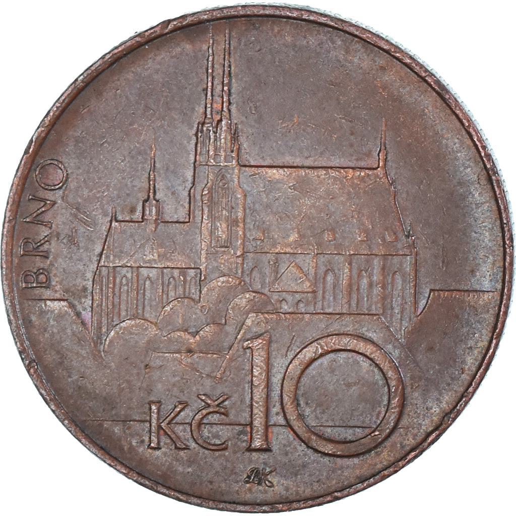 Coin, Czech Republic, 10 Korun, 1995