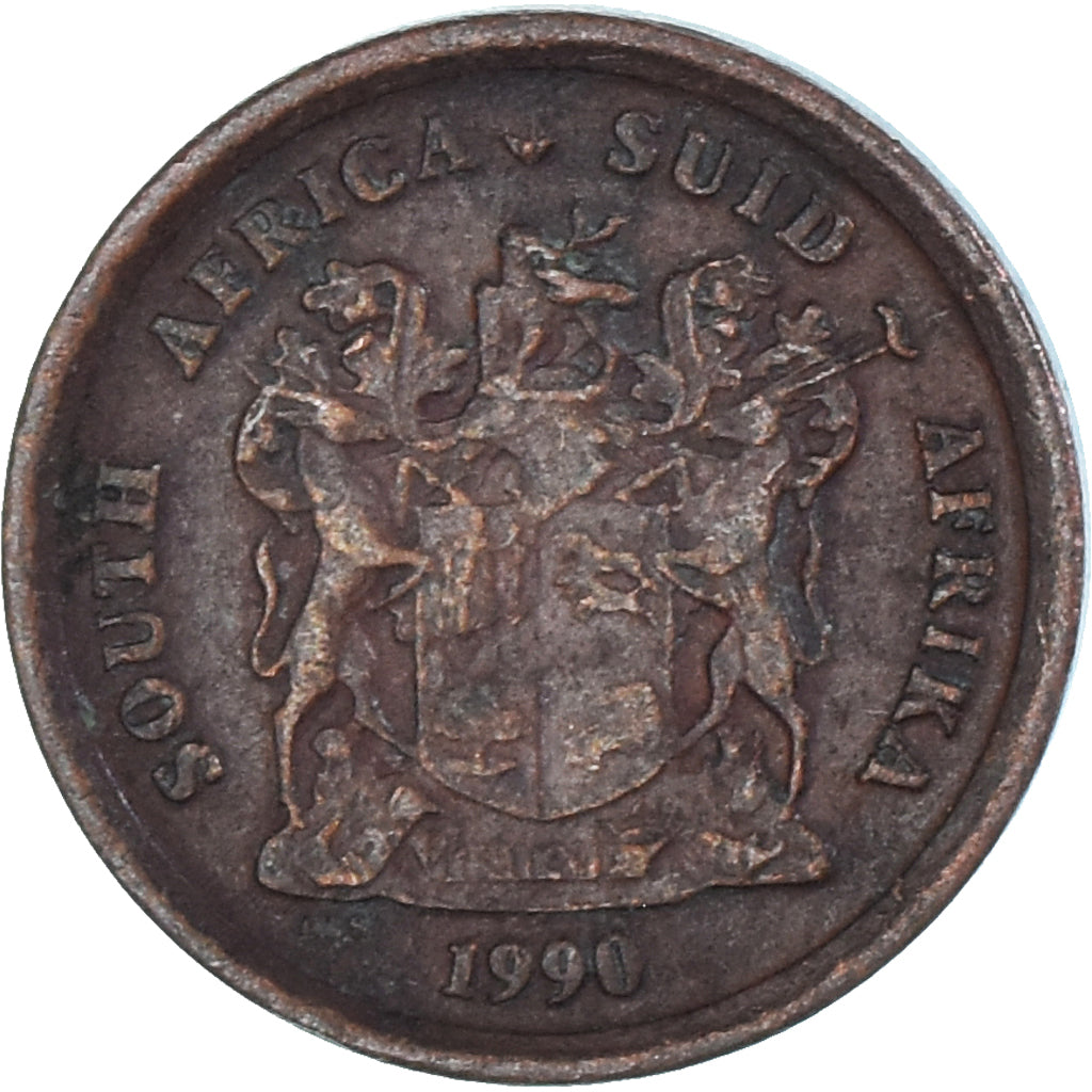 Moneta, Południowa Afryka, Cent, 1990
