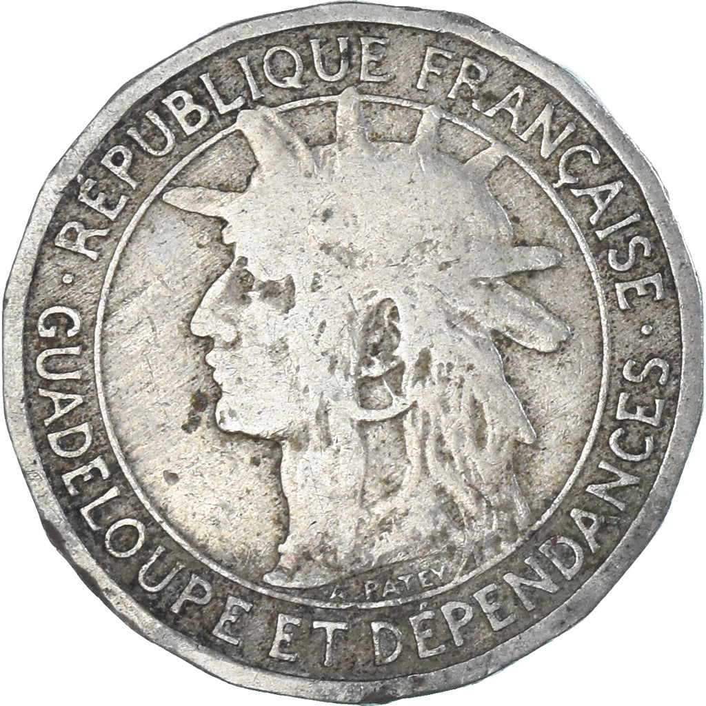Coin, Guadeloupe, 50 Centimes, 1903