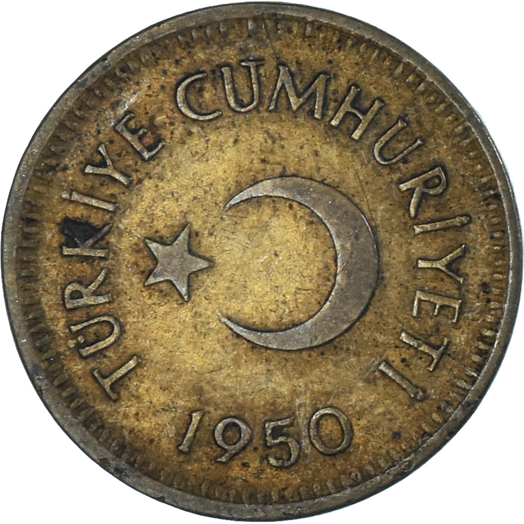 Moneta, Turchia, 5 Kurus, 1950
