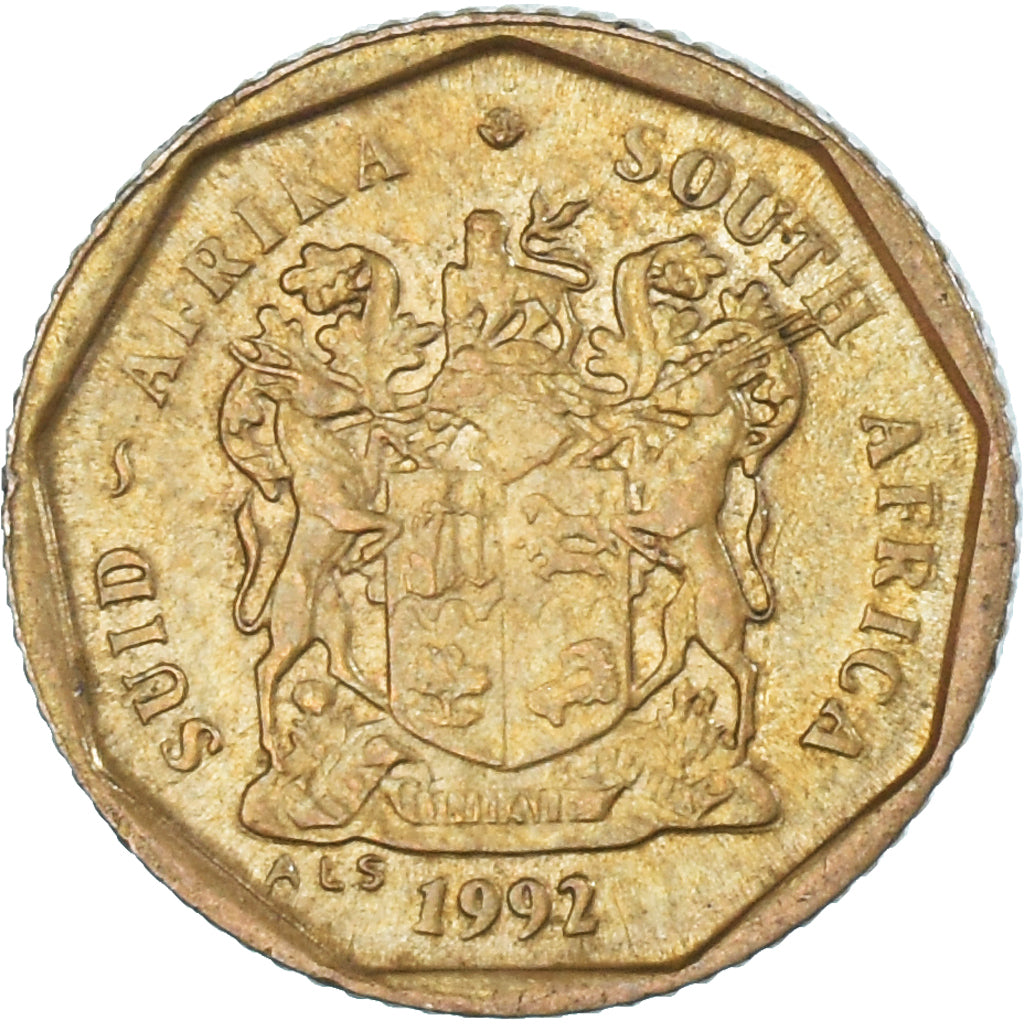 Moneta, Południowa Afryka, 10 Cents, 1992