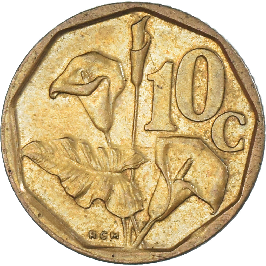 Moneta, Południowa Afryka, 10 Cents, 1992