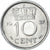 Moeda, Países Baixos, 10 Cents, 1957