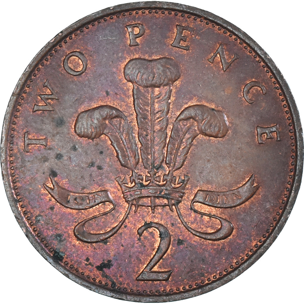 Coin, Great Britain, 2 Pence, 1986