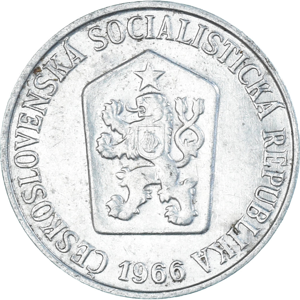 Münze, Tschechoslowakei, 5 Korun, 1966