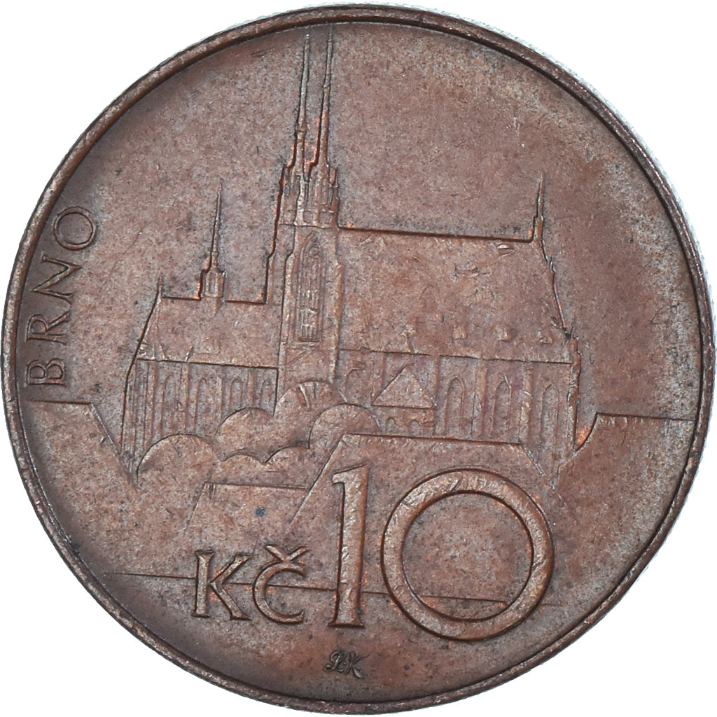 Monnaie, République Tchèque, 10 Korun, 1996
