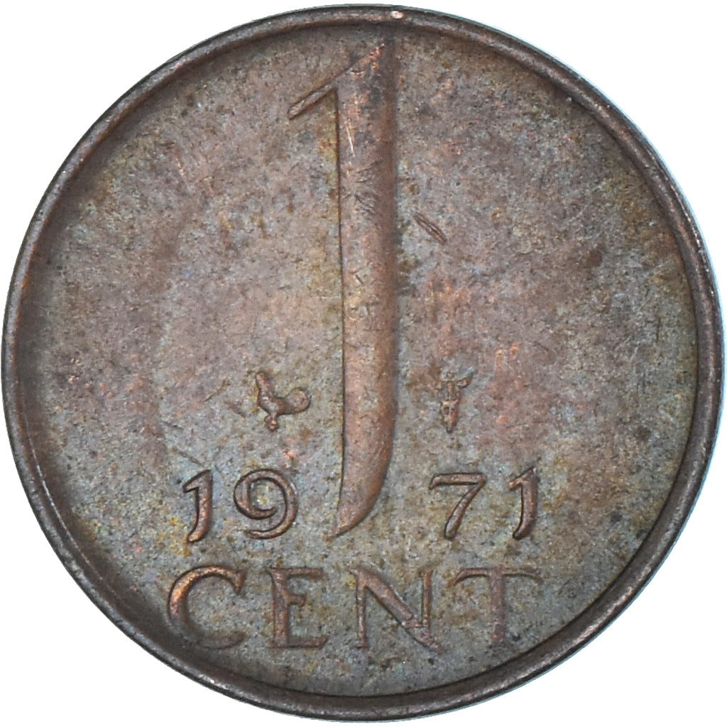 Moeda, Países Baixos, Cent, 1971