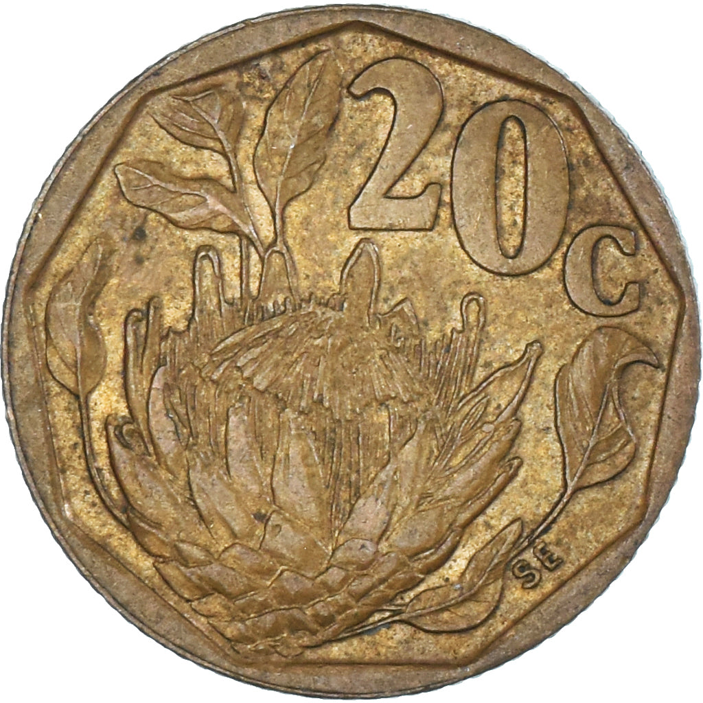 Moneta, Południowa Afryka, 20 Cents, 1994