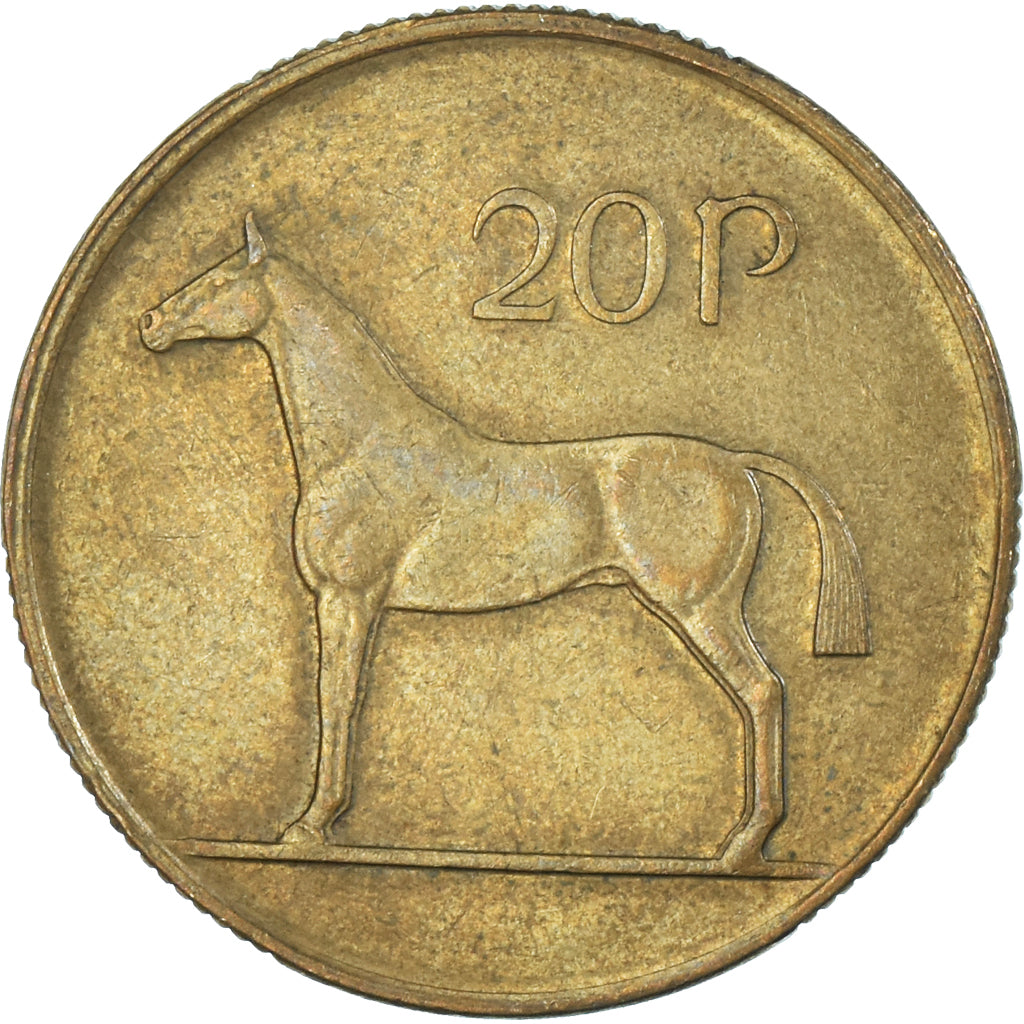 Moneta, Irlanda, 20 Pence, 1995