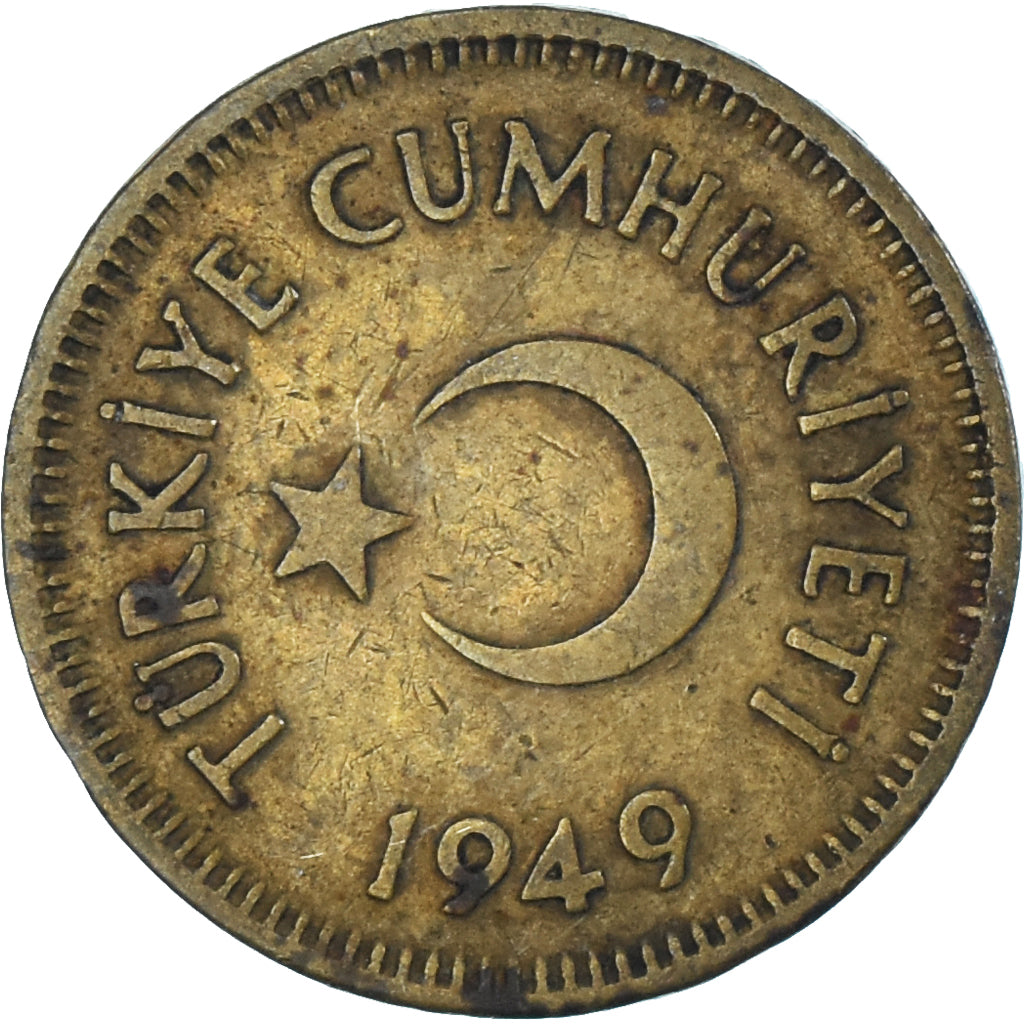 Munten, Turkije, 10 Kurus, 1949