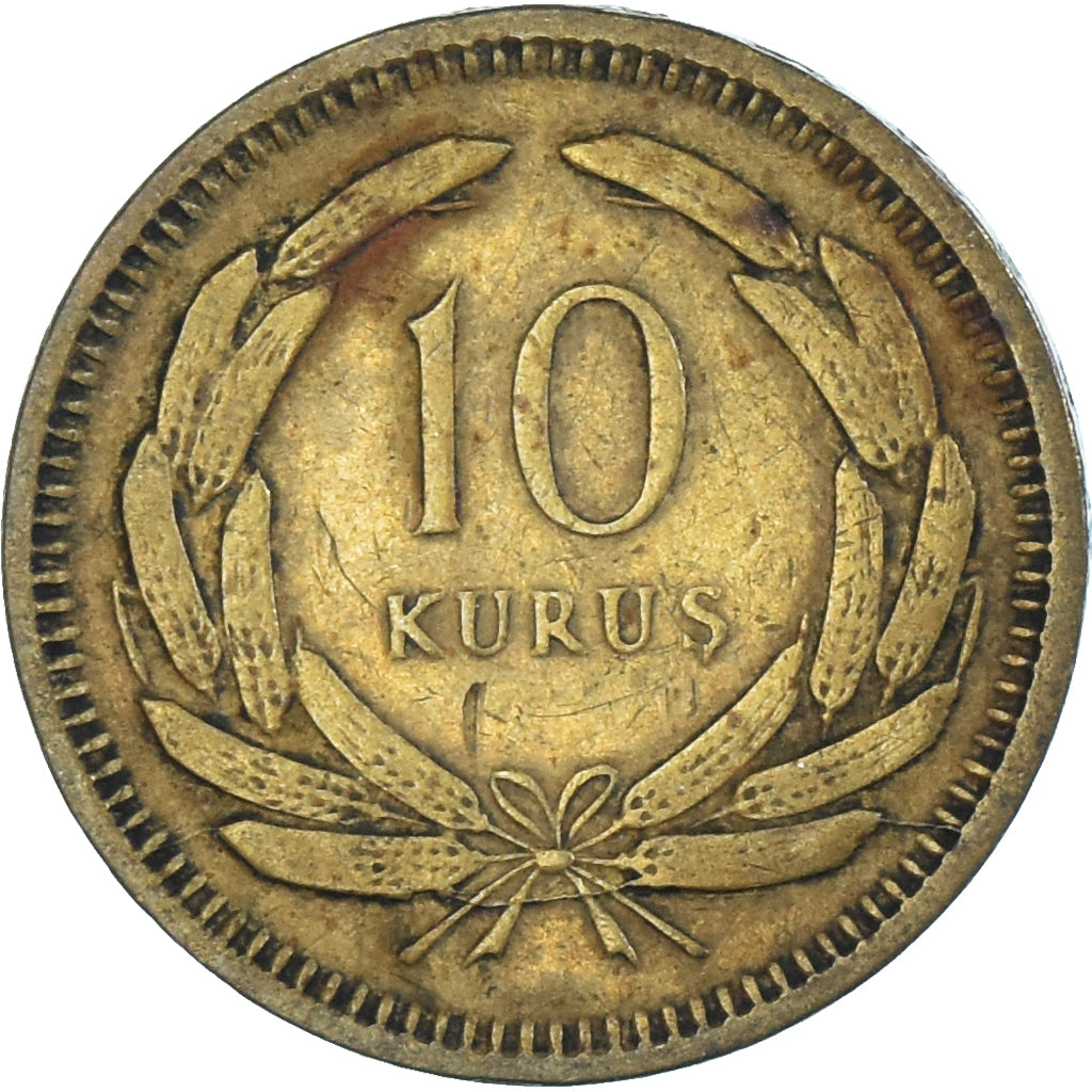 Munten, Turkije, 10 Kurus, 1949