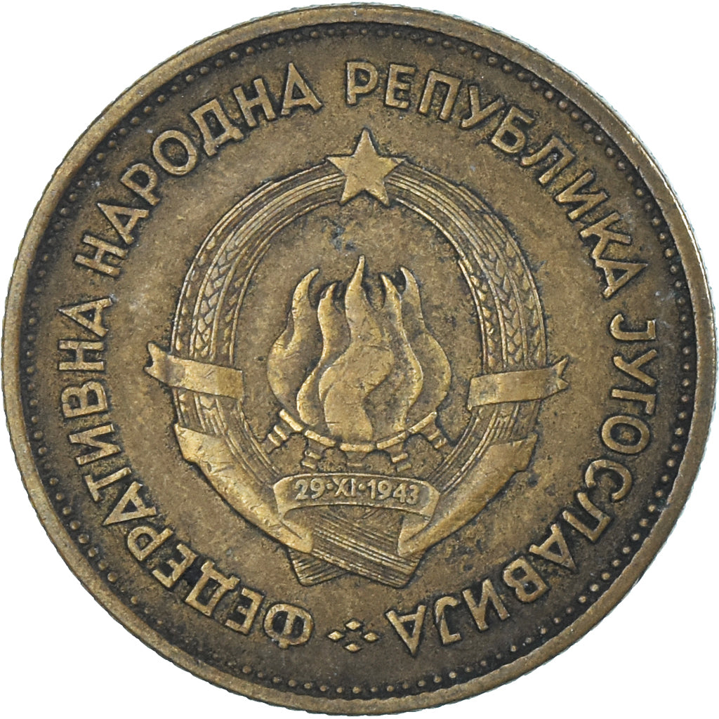 Münze, Jugoslawien, 20 Dinara, 1955