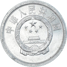 Coin, China, 2 Fen, 1977