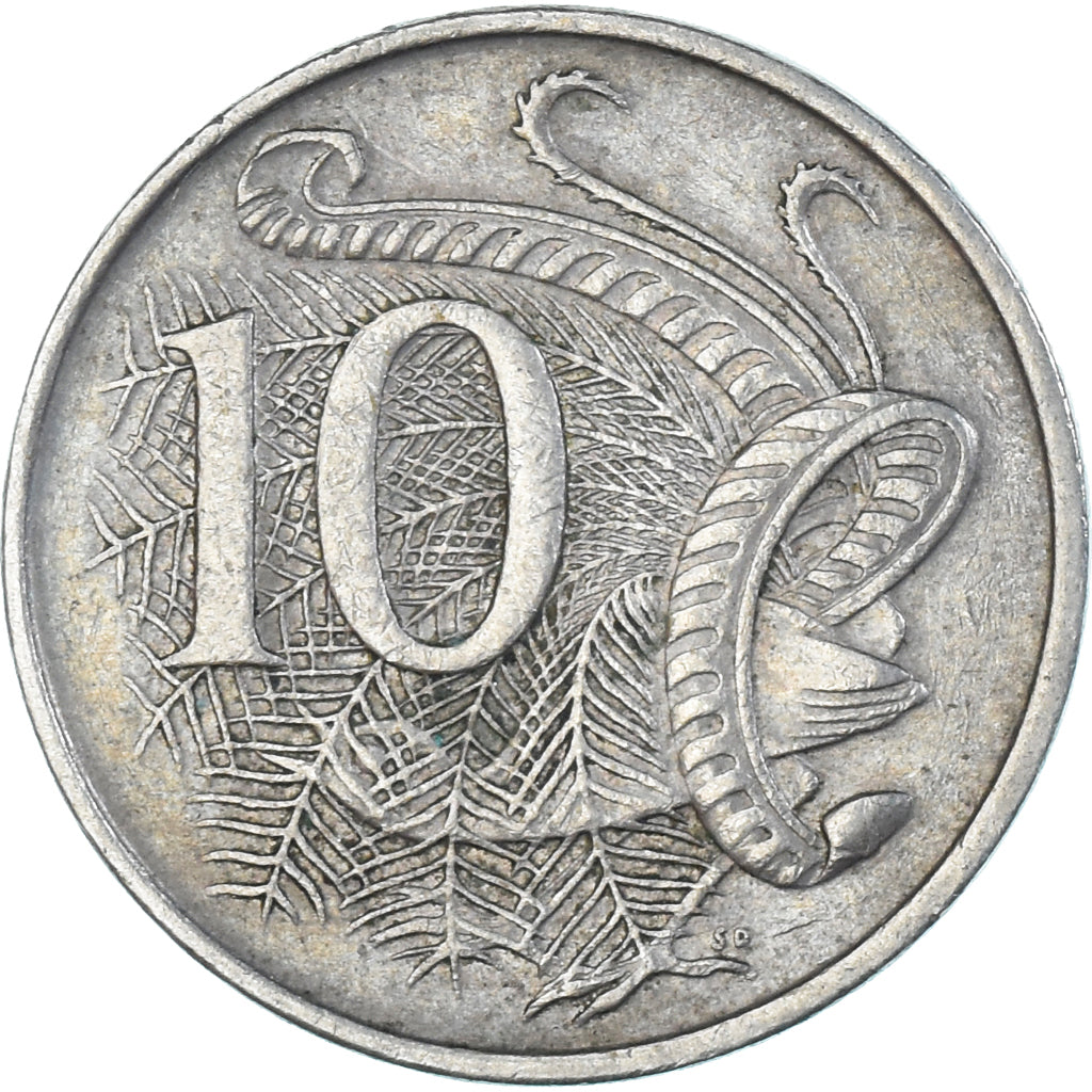 Coin, Australia, 10 Cents, 1968