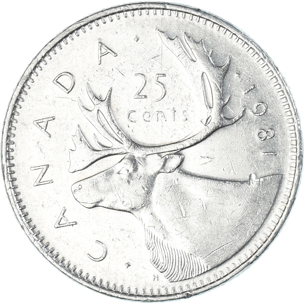 Moneta, Canada, 25 Cents, 1981