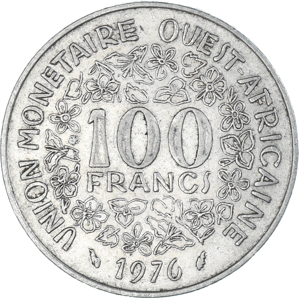 Moeda, Estados da África Ocidental, 100 Francs, 1976