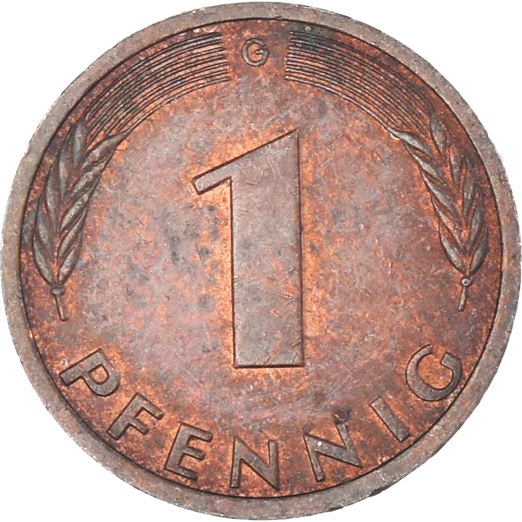 Münze, Deutschland, Pfennig, 1977